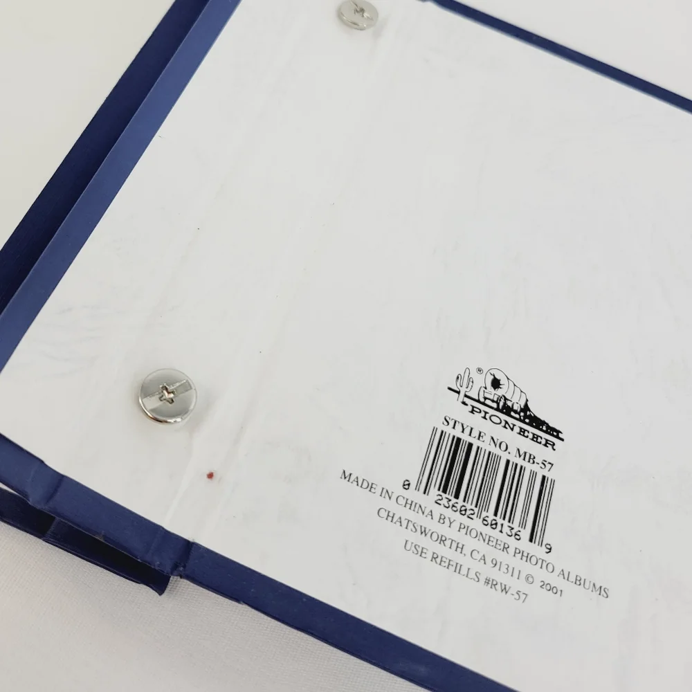 Pioneer 5x7 Photo Album Bay Blue Post Bound Scrapbook Acid Free Refillable